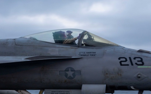 Abraham Lincoln Conducts Flight Operations
