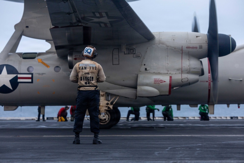 Abraham Lincoln Conducts Flight Operations
