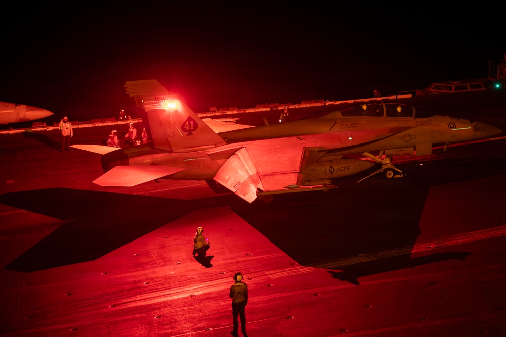 Abraham Lincoln Conducts Flight Operations