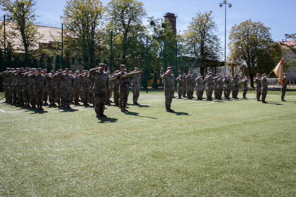 510th Regional Support Group completes transfer of authority with 734th Regional Support Group in Poland