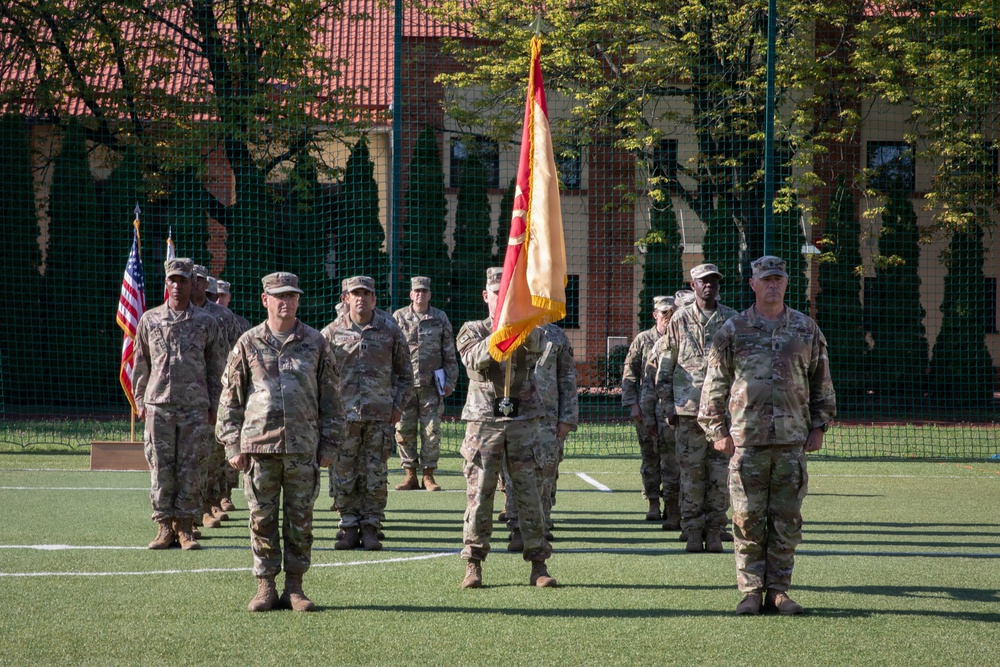 V Corps oversees transfer of authority for 510th Regional Support Group and 734th Regional Support Group in Poland