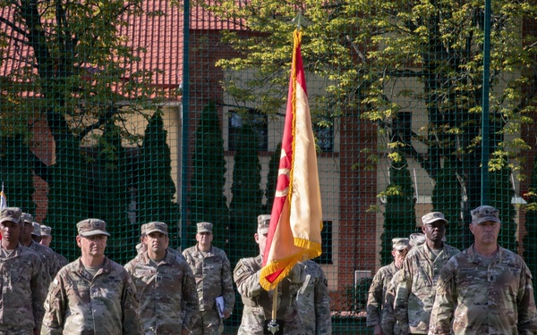 V Corps oversees transfer of authority for 510th Regional Support Group and 734th Regional Support Group in Poland