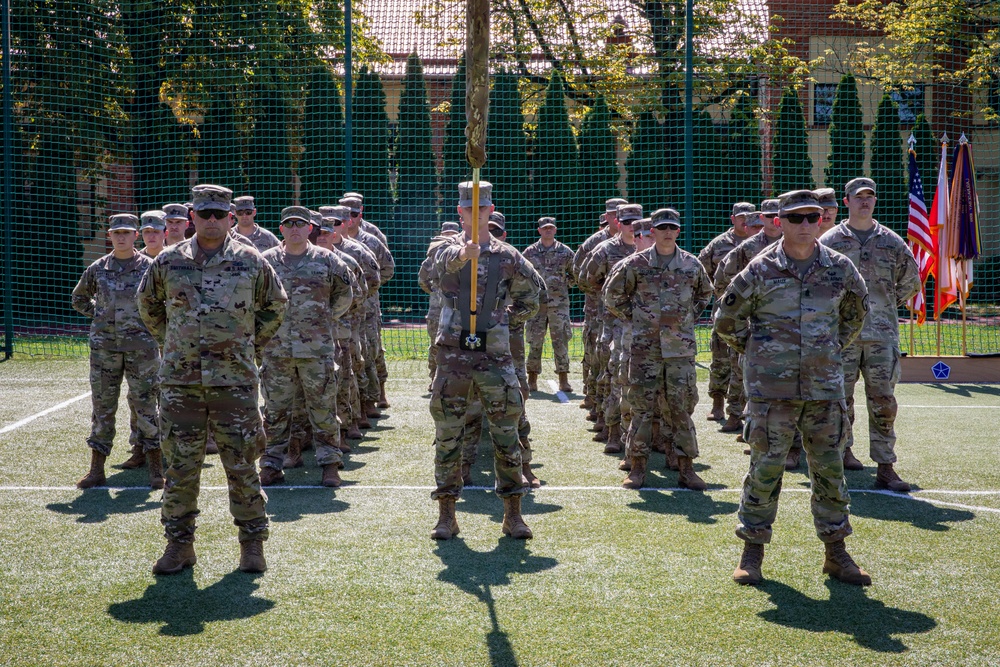V Corps oversees transfer of authority for 510th Regional Support Group and 734th Regional Support Group in Poland
