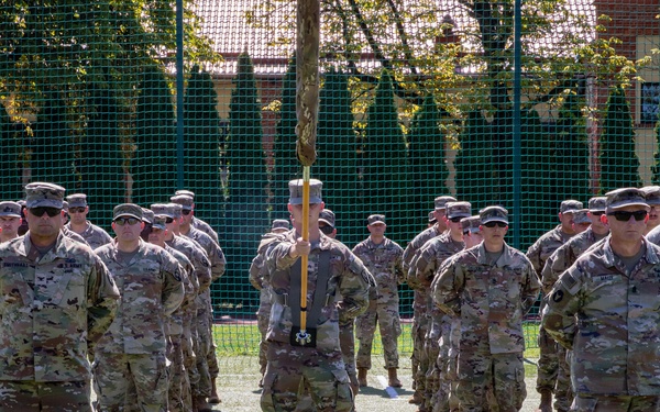 V Corps oversees transfer of authority for 510th Regional Support Group and 734th Regional Support Group in Poland