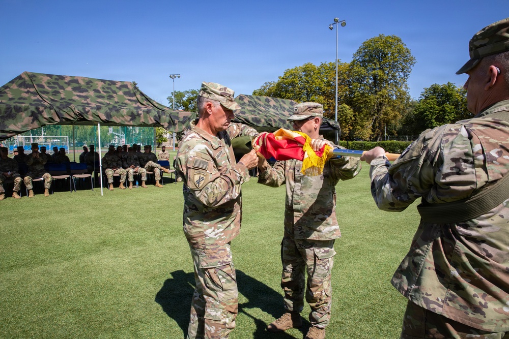 V Corps oversees transfer of authority for 510th Regional Support Group and 734th Regional Support Group in Poland