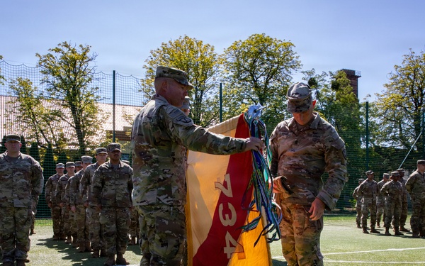 V Corps oversees transfer of authority for 510th Regional Support Group and 734th Regional Support Group in Poland