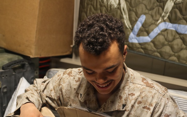 11th MEU, USS Portland Resupplies at Sea