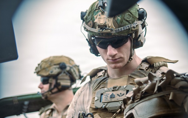 11th MEU Marines Conduct Crew Served Weapons Range aboard USS Portland