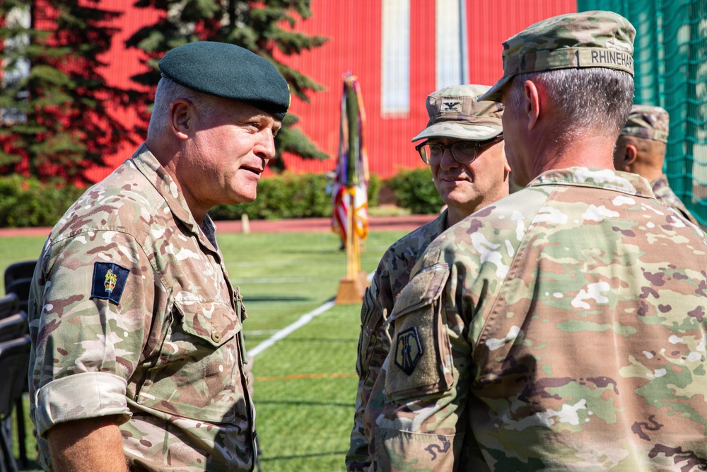 V Corps oversees transfer of authority for 510th Regional Support Group and 734th Regional Support Group in Poland