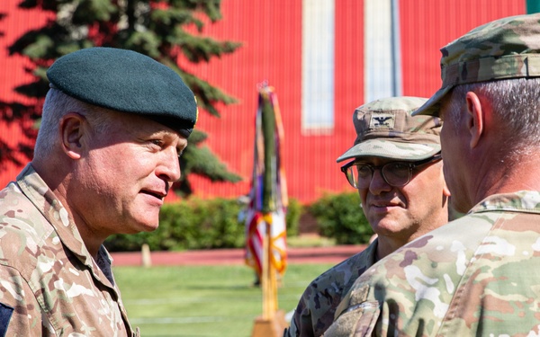 V Corps oversees transfer of authority for 510th Regional Support Group and 734th Regional Support Group in Poland