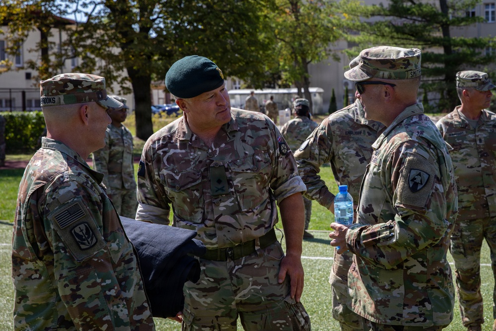 V Corps oversees transfer of authority for 510th Regional Support Group and 734th Regional Support Group in Poland