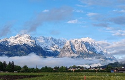 Mountainous backdrop of USAG Bavaria - Garmisch