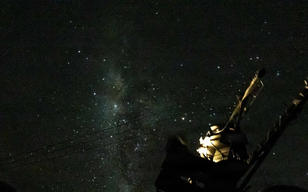 USS Mustin conducts bridge operations
