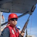 USS Mustin conducts a replenishment-at-sea with USNS Wally Schirra