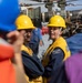 USS Mustin conducts a replenishment-at-sea with USNS Wally Schirra