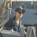 USS Mustin conducts a replenishment-at-sea with USNS Wally Schirra