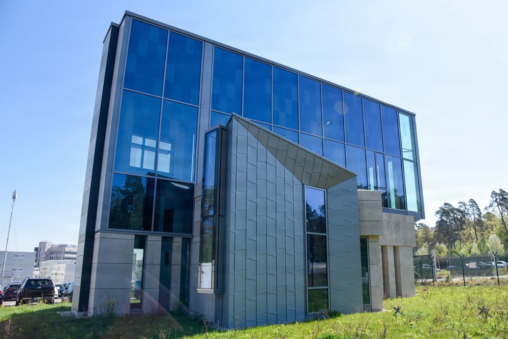 Mock-up building for Rhine Ordnance Barracks Medical Center scheduled for demolition