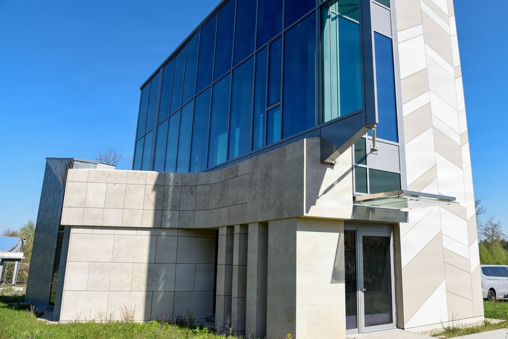 Mock-up building for Rhine Ordnance Barracks Medical Center scheduled for demolition