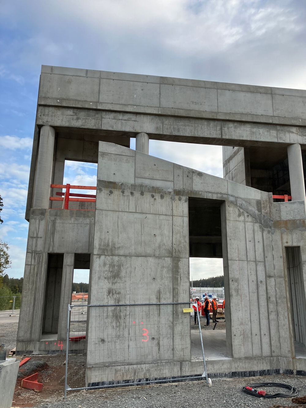 Mock-up building for Rhine Ordnance Barracks Medical Center scheduled for demolition