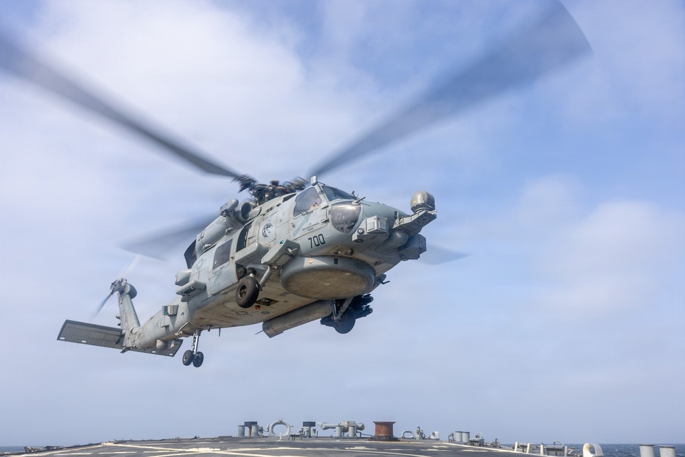 John Paul Jones Conducts Flight Operations