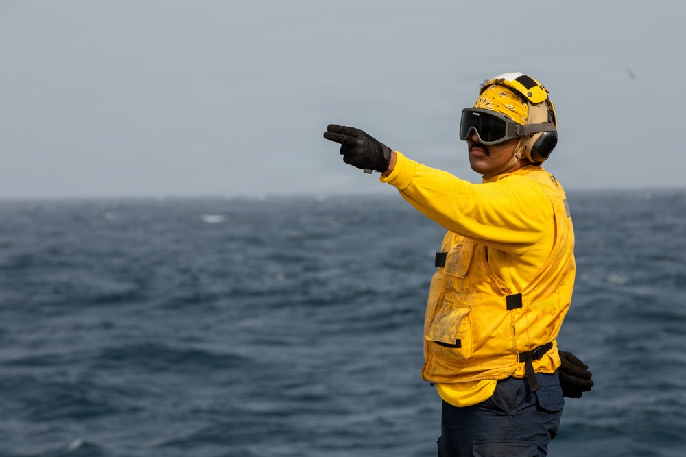 John Paul Jones Conducts Flight Operations