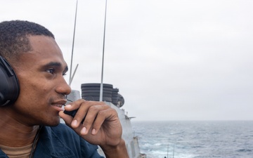 John Paul Jones Sailor Stands Watch