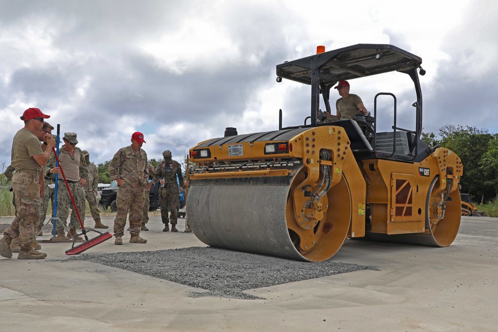 U.S. and Canada Forces team up to conduct Airfield Damage Repair during VS26