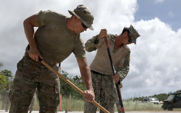 U.S. and Canada Forces team up to conduct Airfield Damage Repair during VS26