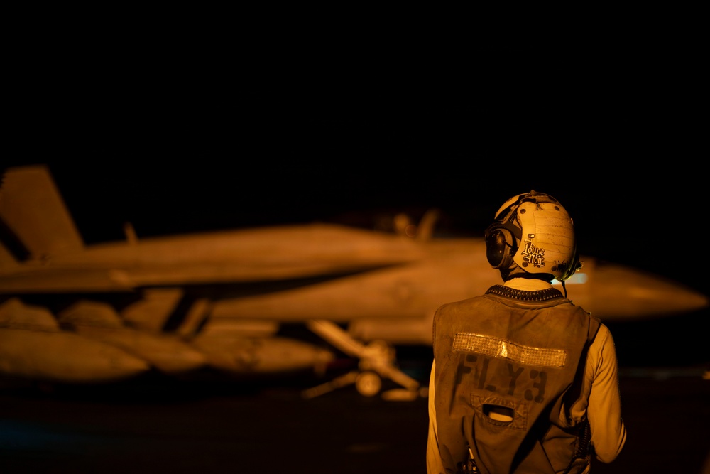 Abraham Lincoln Conducts Flight Operations