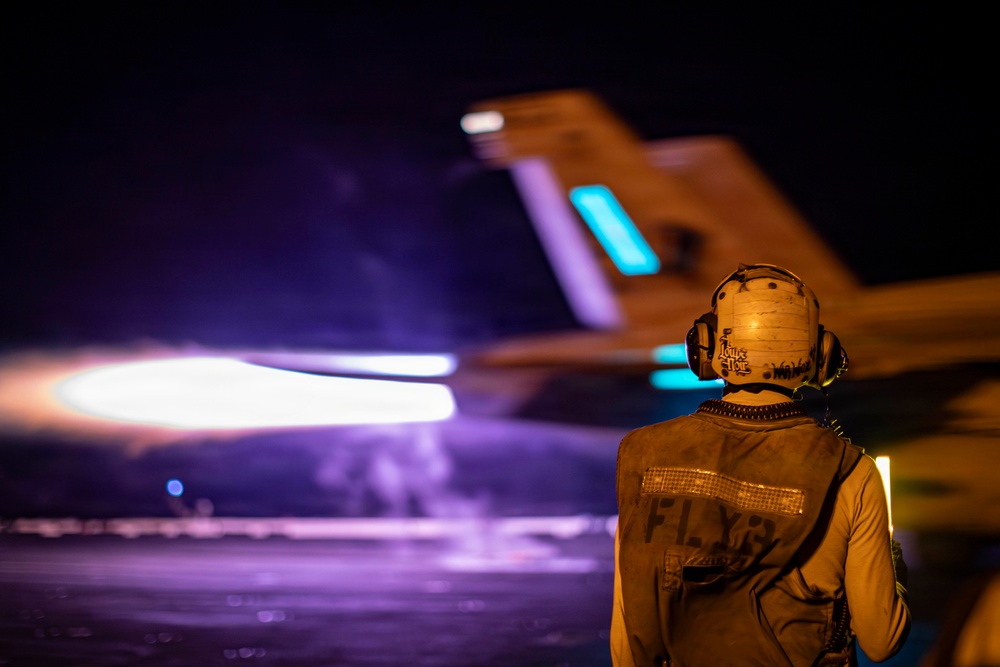 Abraham Lincoln Conducts Flight Operations