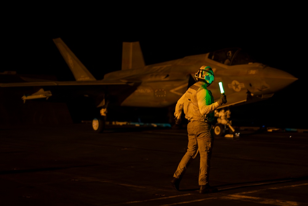 Abraham Lincoln Conducts Flight Operations