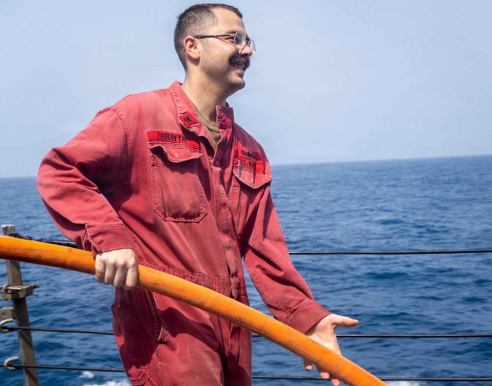 Delbert D. Black Conducts a Freshwater Wash Down