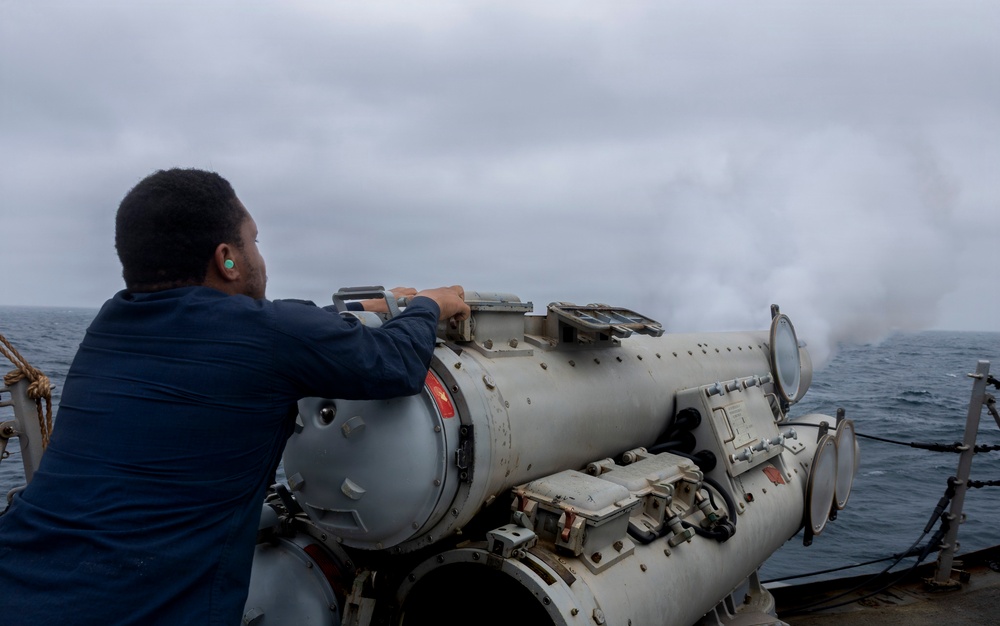 Delbert D. Black Conducts Maintenance