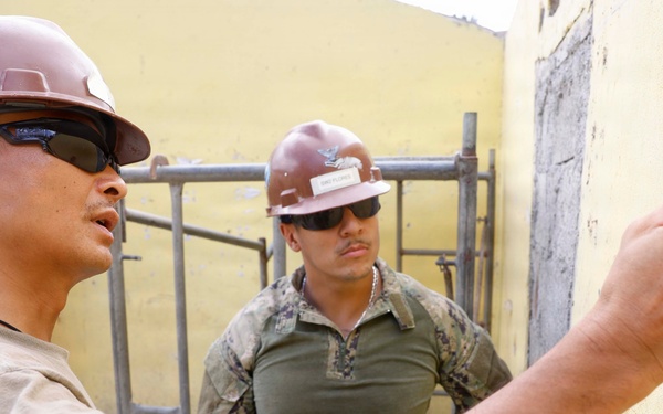 U.S. Navy Seabees break ground at Escola Básica Filial Kasnafar engineering site during Pacific Partnership 2026 in Dili, Timor-Leste