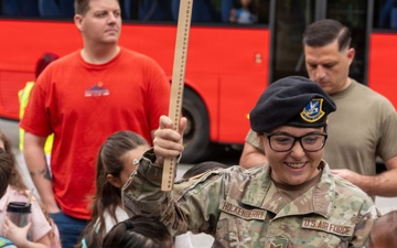 A+ Beginnings: 86th AW Airmen welcome students back to school