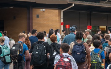 A+ Beginnings: 86th AW Airmen welcome students back to school