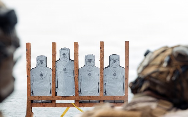 11th MEU Marines Conduct Marksmanship Training Aboard USS Boxer