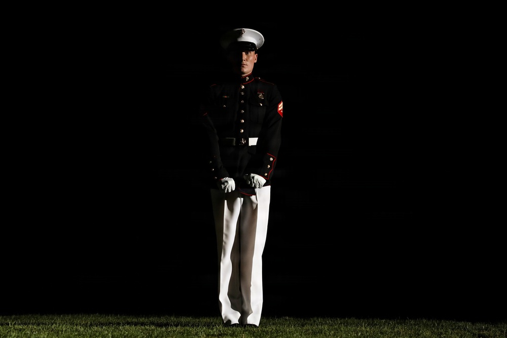 Lt. Gen. Swan hosts the Honorable Jake Ellzey for Evening Parade at Marine Barracks Washington