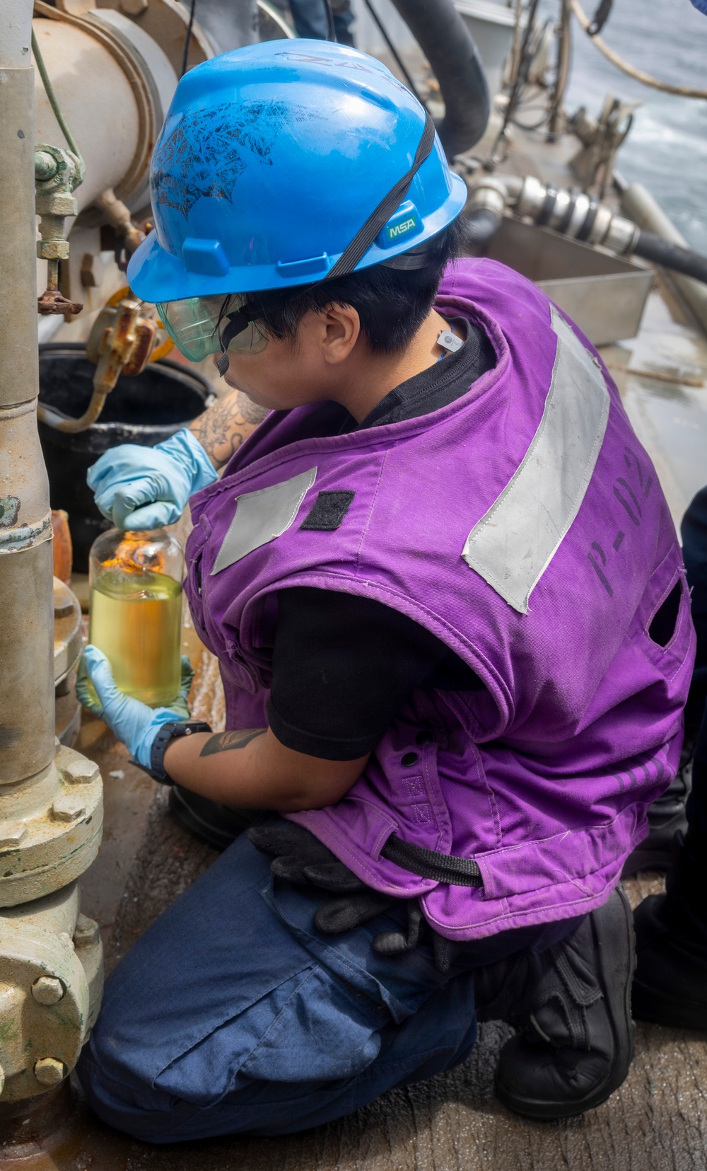 Delbert D. Black Conducts Replenishment-at-Sea with Henry J. Kaiser