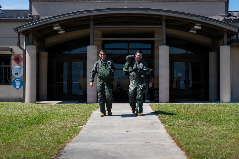 Leading the lightning: Col. Wittmer completes first flight as 125th FW commander