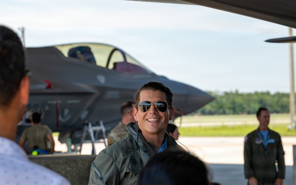 Leading the lightning: Col. Wittmer completes first flight as 125th FW commander