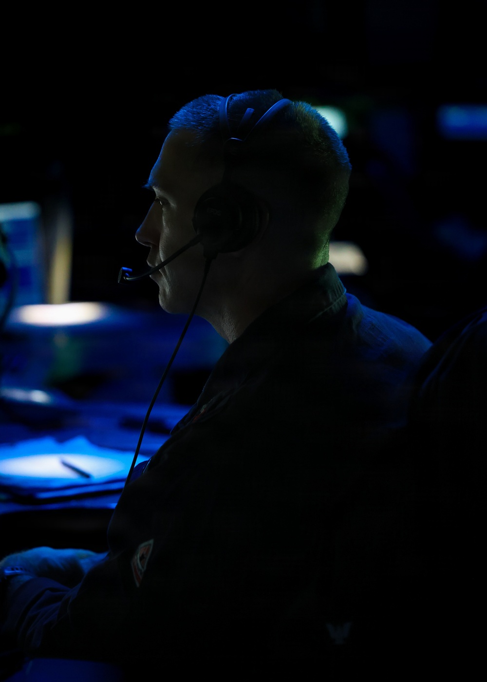 Combat Information Center Aboard USS Mason (DDG 87)