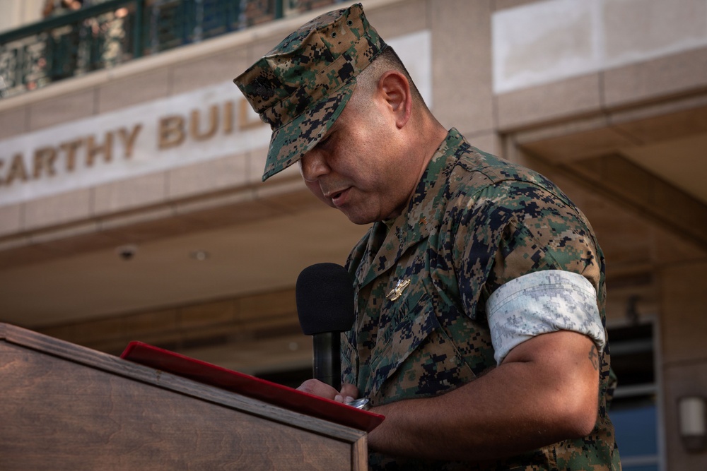 Headquarters Battalion Change of Command Ceremony