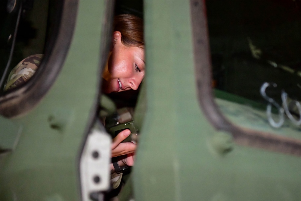 606 ACS prepares for PRIMO Specto 26-3 convoy during night operations