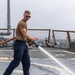 Fresh Water Wash Down Aboard USS Ross (DDG 71)
