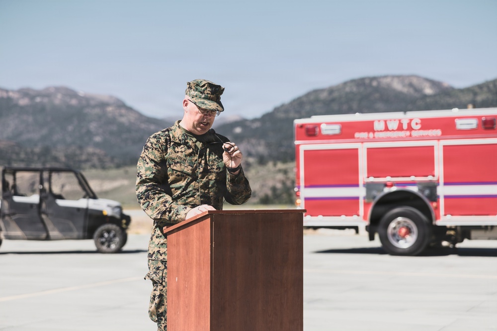 Marine Corps Mountain Warfare Training Center conducts change of command ceremony