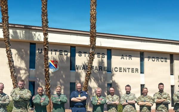 UK service members visit Nellis AFB