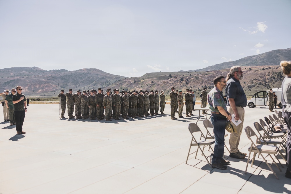 Marine Corps Mountain Warfare Training Center conducts change of command ceremony
