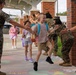 U.S. Marines Welcome Students Back to School