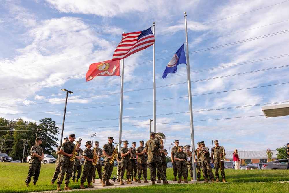 U.S. Marines Welcome Students Back to School